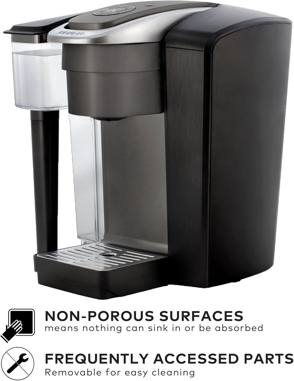 Keurig K-1550 Small Business Single Serve Coffee Maker, 96 oz Water Reservoir, Black