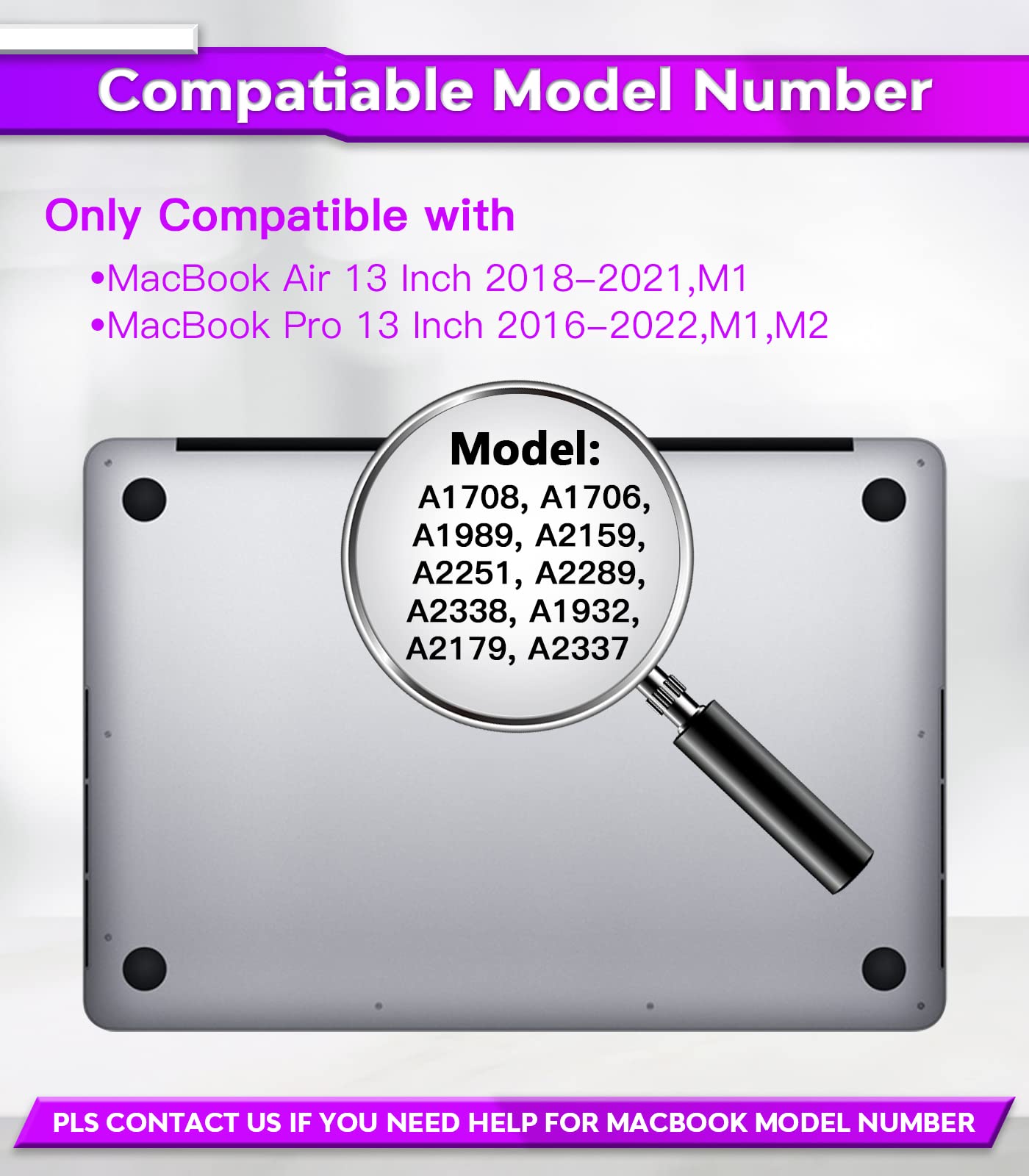 PYS MacBook Air 13.6 Inch Magnetic Privacy Screen for M2 Chip 2022 (A2681) - Removable Anti-Spy Laptop Shield