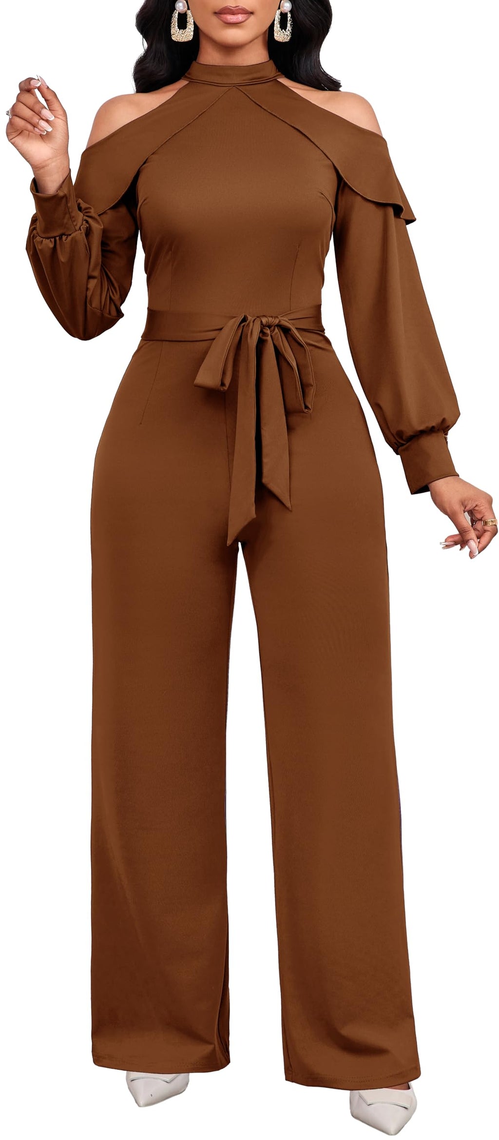 Jumpsuit for Women Sexy Elegant Long Straight Pants Cocktail Printing Jumpsuits Party Club with Zipper