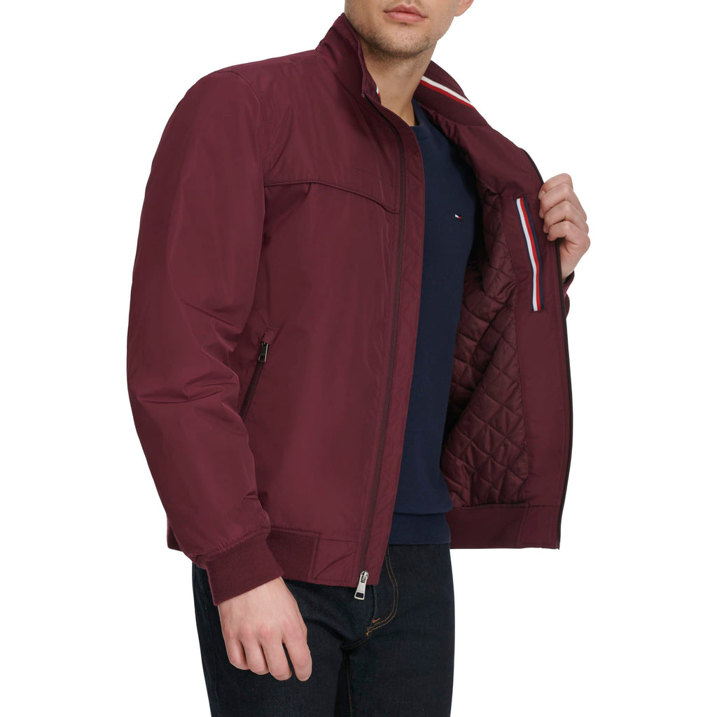 Tommy Hilfiger Men's Performance Faux Memory Bomber Jacket