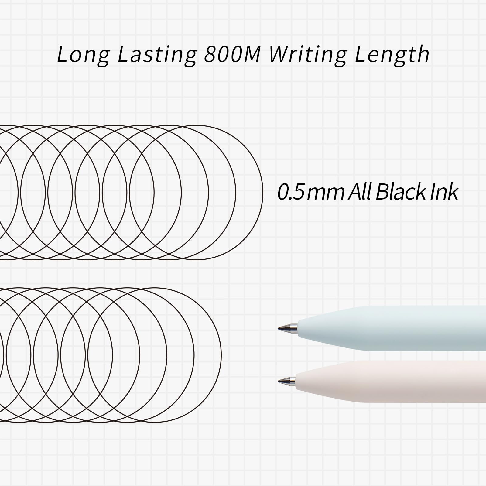 Kaco FIRST Gel Pens, Pack of 2 Pieces Cute Stationery Heart Pen Set with Extra 4 Black Refills Quick Drying Holiday Office Supplies (2 Colors)