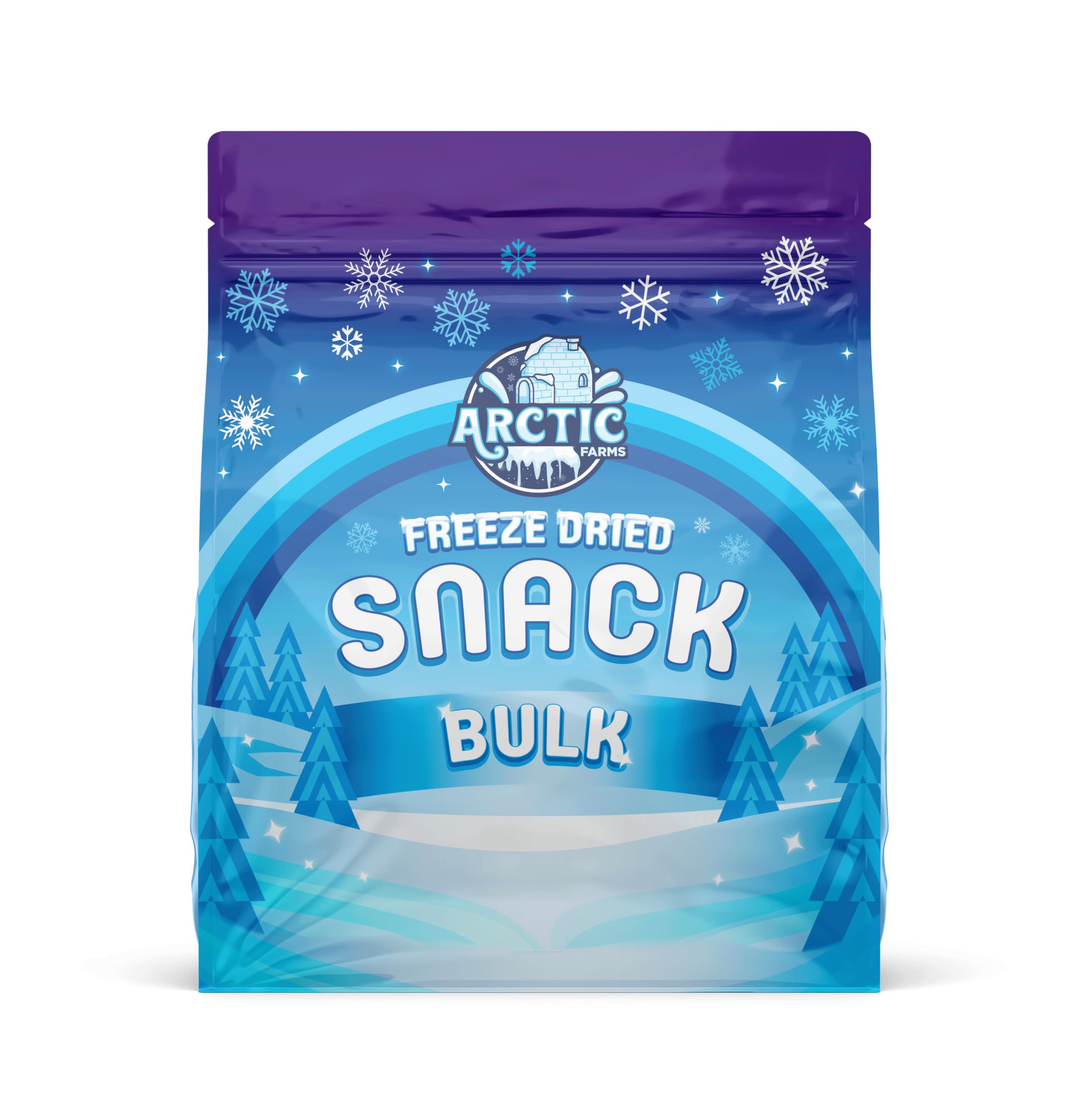 Arctic Farms Freeze Dried Ice Cream Bits Bagged and Boxed - Does Not Melt (1lb, S'mores)