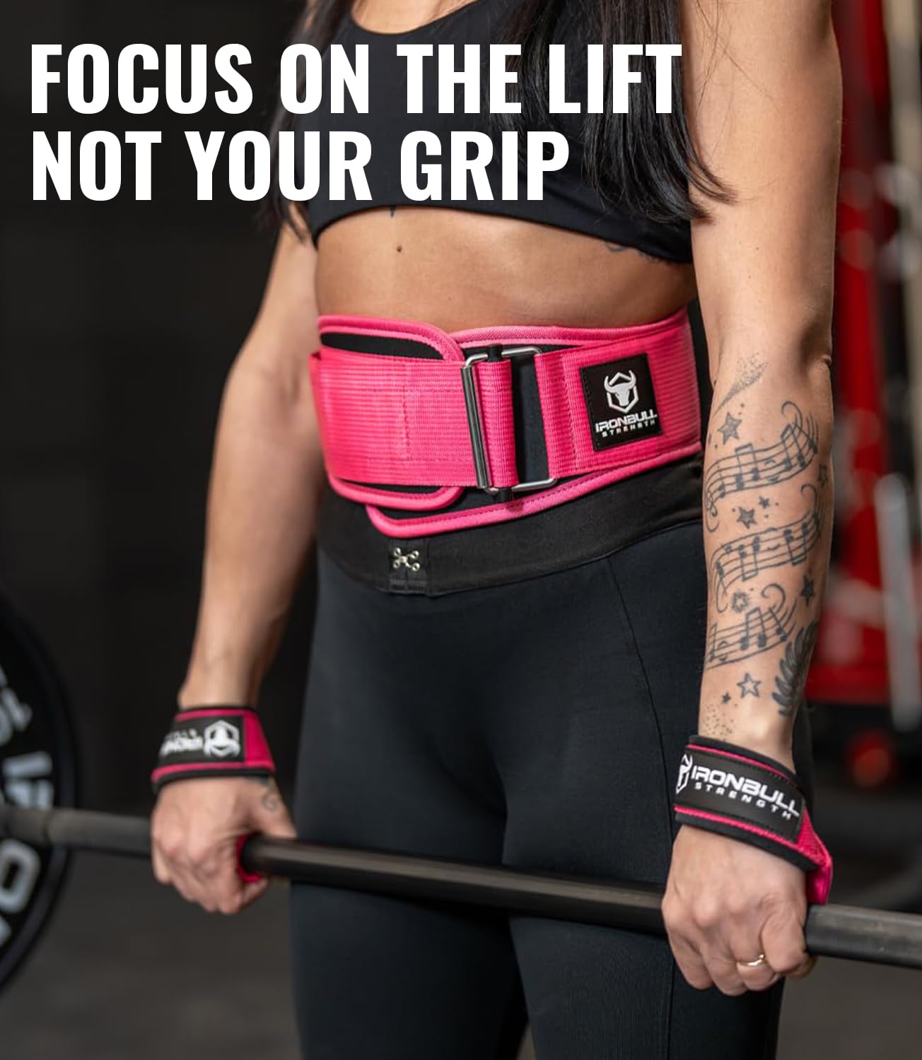 Lifting Wrist Straps for Weightlifting (1 Pair) – Padded Lifting Straps for Deadlifts, Powerlifting, Strength Training & Bodybuilding – Gym Straps for Men & Women