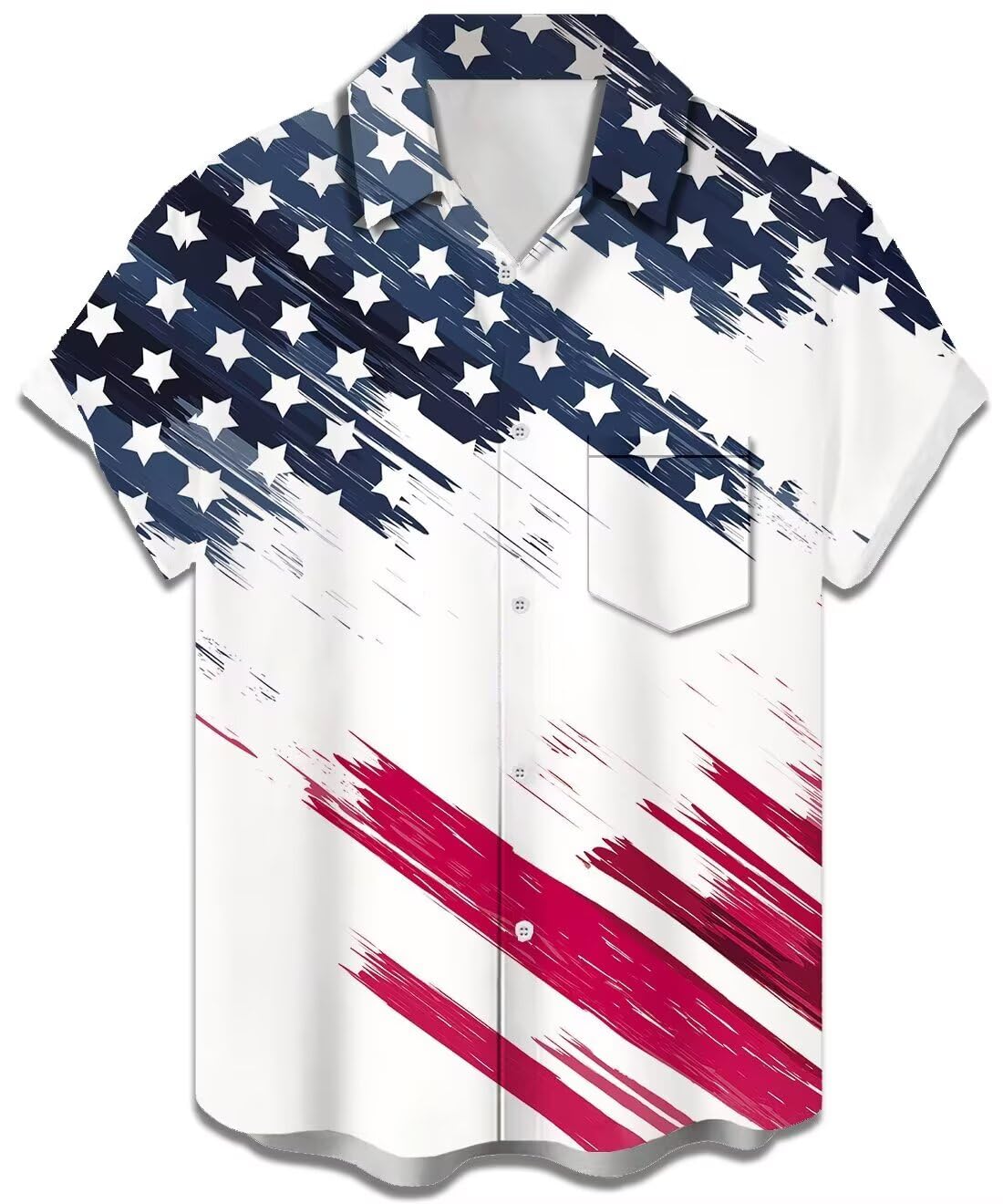 Bowling Shirts for Men Print Short Sleeve Regular Fit Hawaiian Casual Button Down Beach Shirts