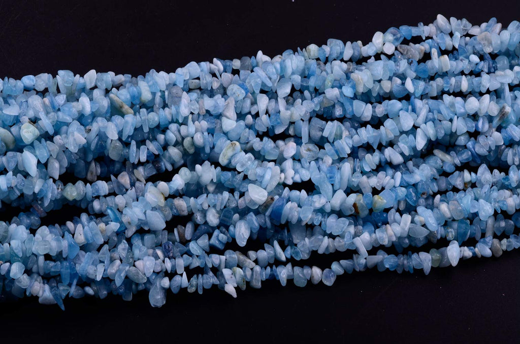 Chip Stone Beads Turquoise 5-8mm About 400 Pieces Irregular Gemstones Healing Crystal Loose Rocks Bead Hole Drilled DIY for Bracelet Jewelry Making Crafting (5-8mm, Turquoise)