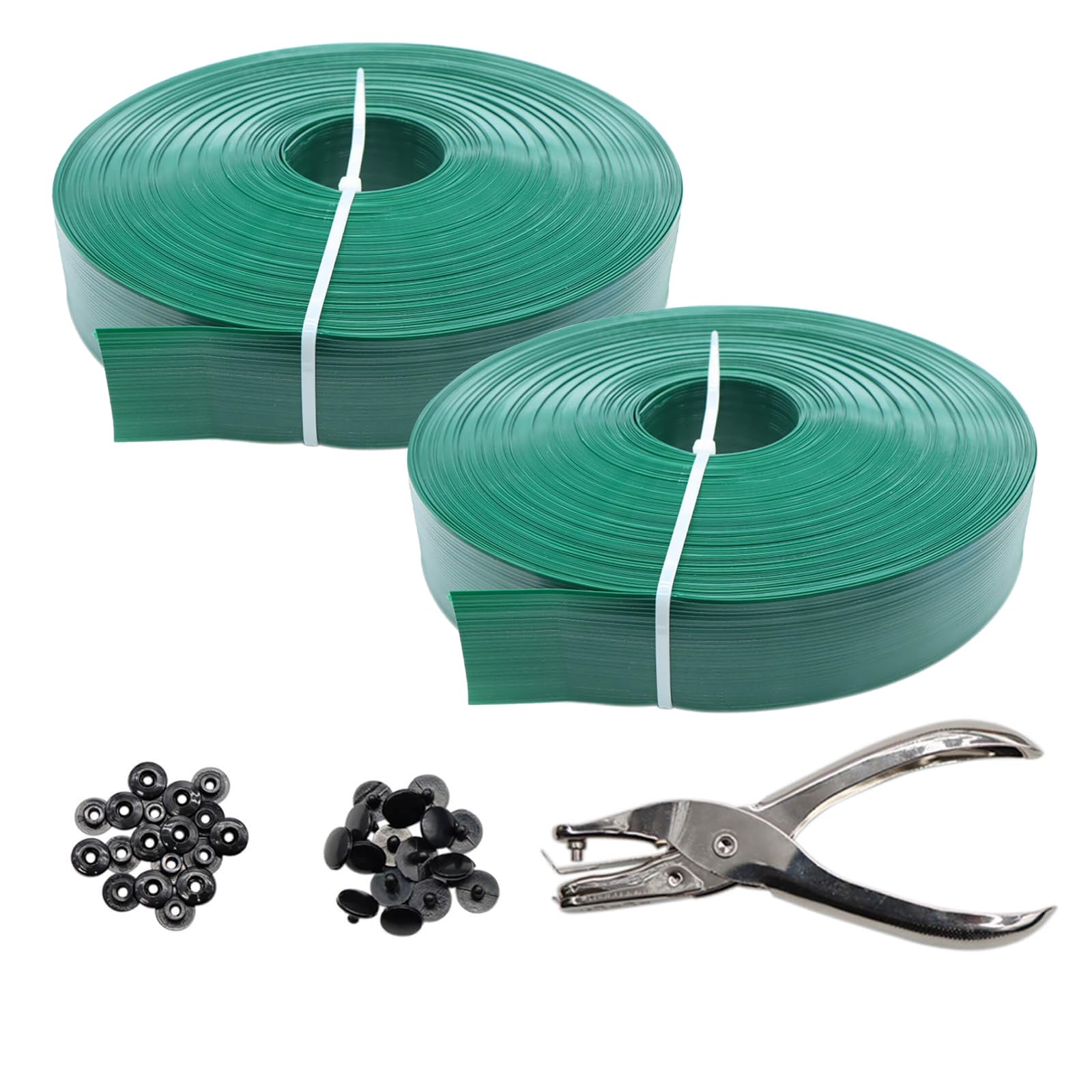 Chain Link Fence Privacy Tape, 246ft x 0.15ft Chain Link Fence Slats, Fence Covering Privacy, Brown (200PCS Button + Puncher Included)