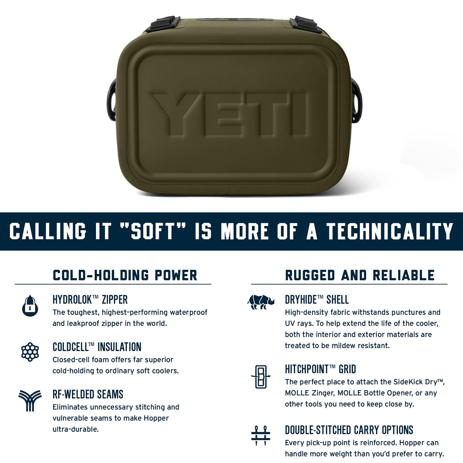 YETI Hopper Flip 8 Portable Soft Cooler