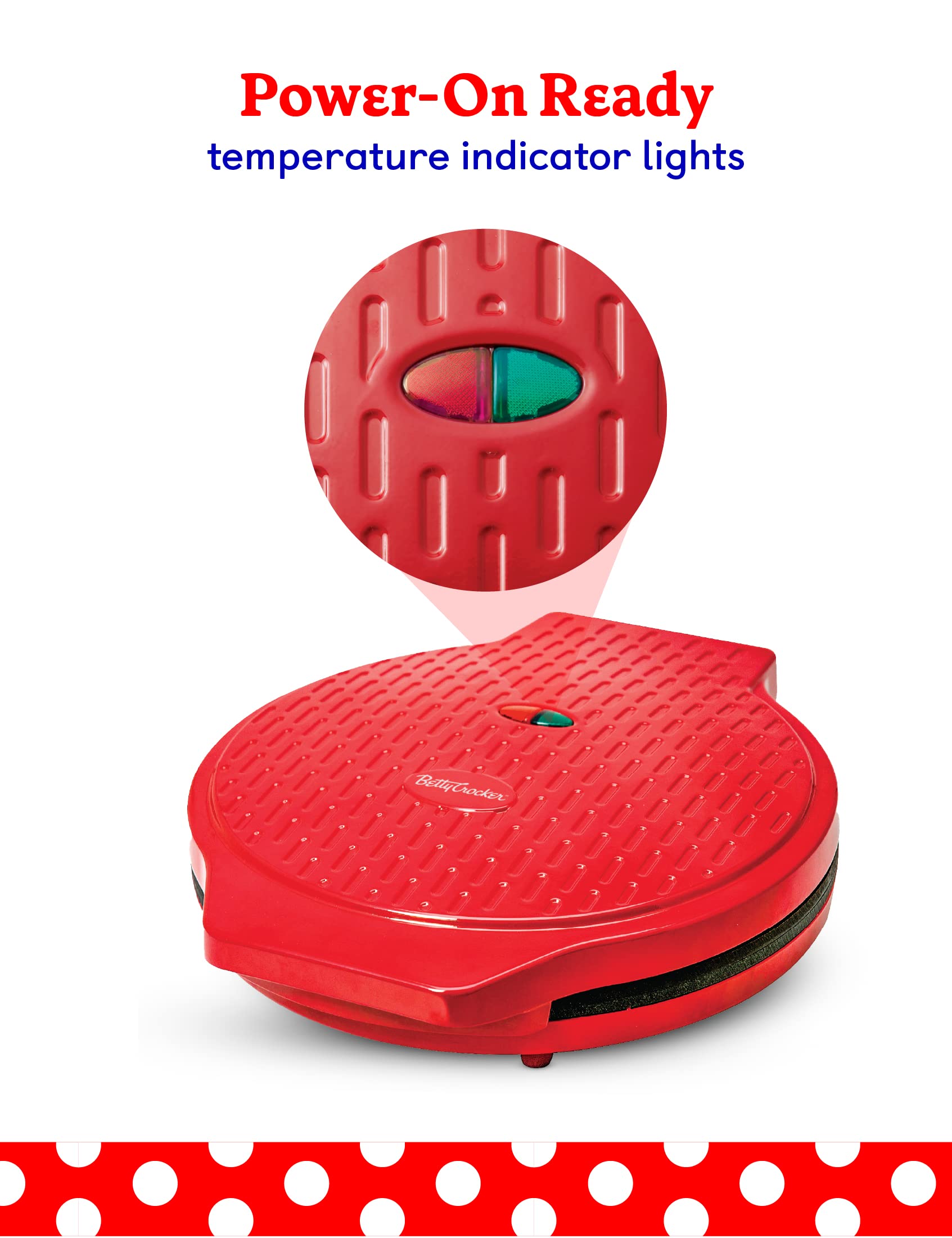 Betty Crocker Pizza Maker Plus,12" Indoor Electric Grill,Nonstick Griddle Pan for Pizzas,Quesadillas,Tortillas,Nachos and more,12" Electric Griddle for Delicious Meals and Snacks,Red,(Pack of 2)