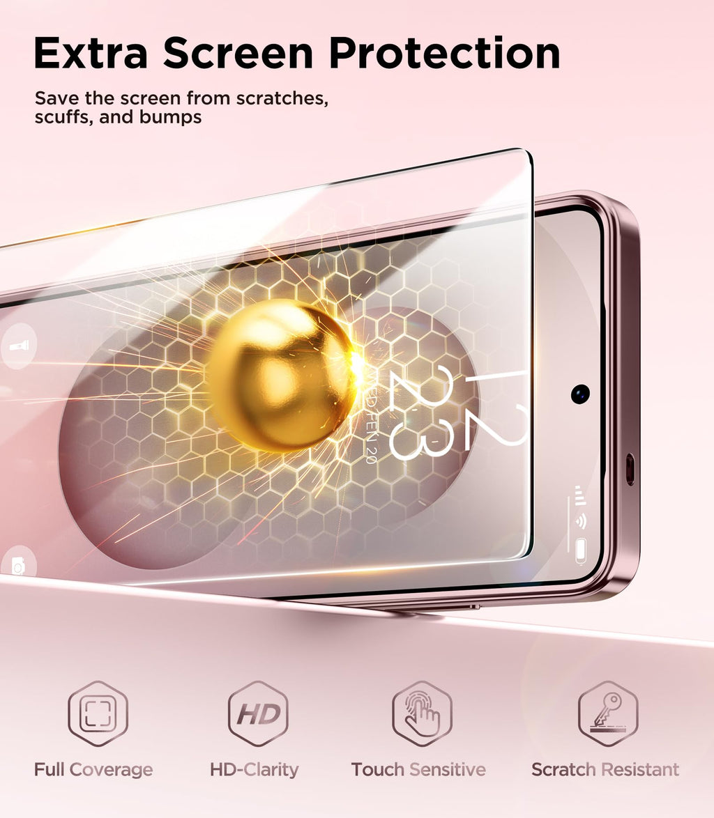 Magnetic Case Compatible with Samsung Galaxy S25 Ultra,Compatible with MagSafe,[Full Camera Protection][Screen Protector] Shockproof Plating Clear Phone Cover for Galaxy S25 Ultra(Black/Clear)