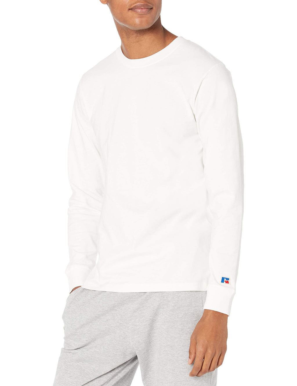 Russell Athletic Men's Dri-Power Long Sleeve Tees, Moisture Wicking, Odor Protection, UPF 30+