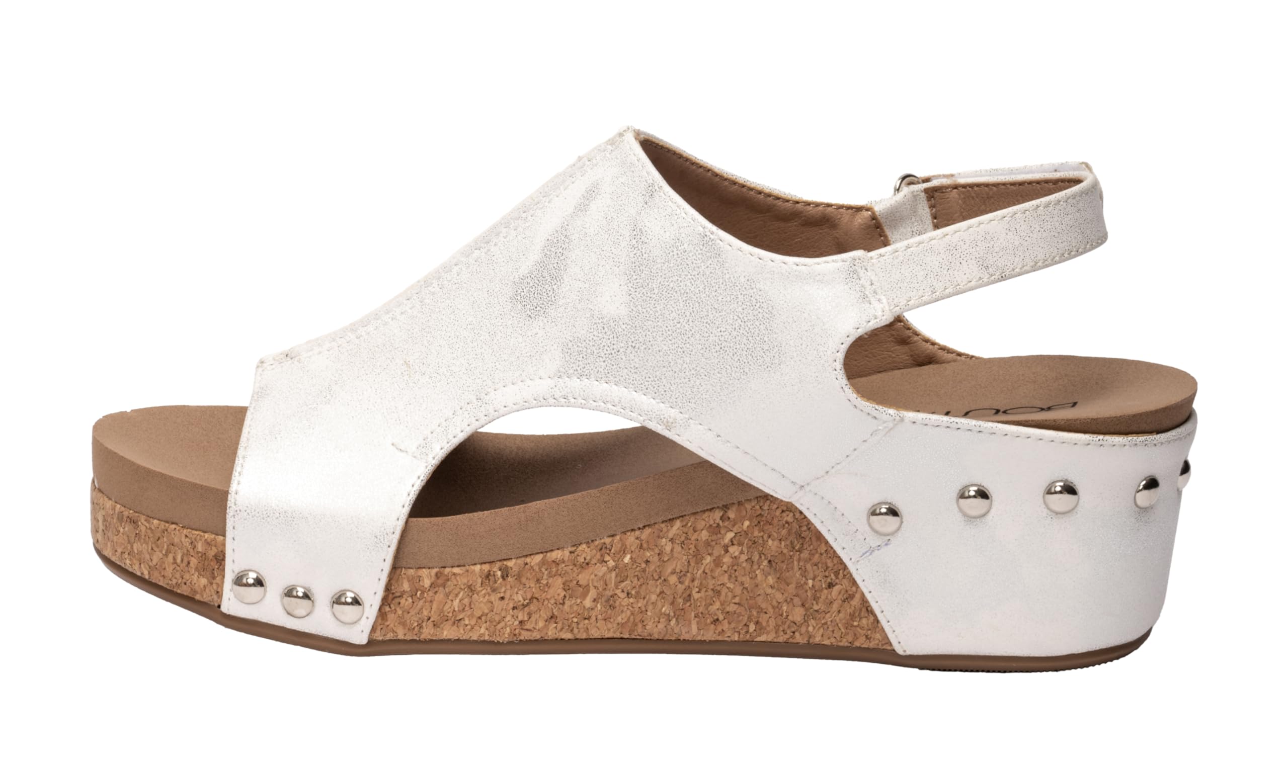 Corkys Footwear Volta Wedge - Chic Elegance Meets All-Year Comfort with a 2-Inch Cork Heel and Marshmallow Insole for Stylish Everyday Wear and All-Day Comfort
