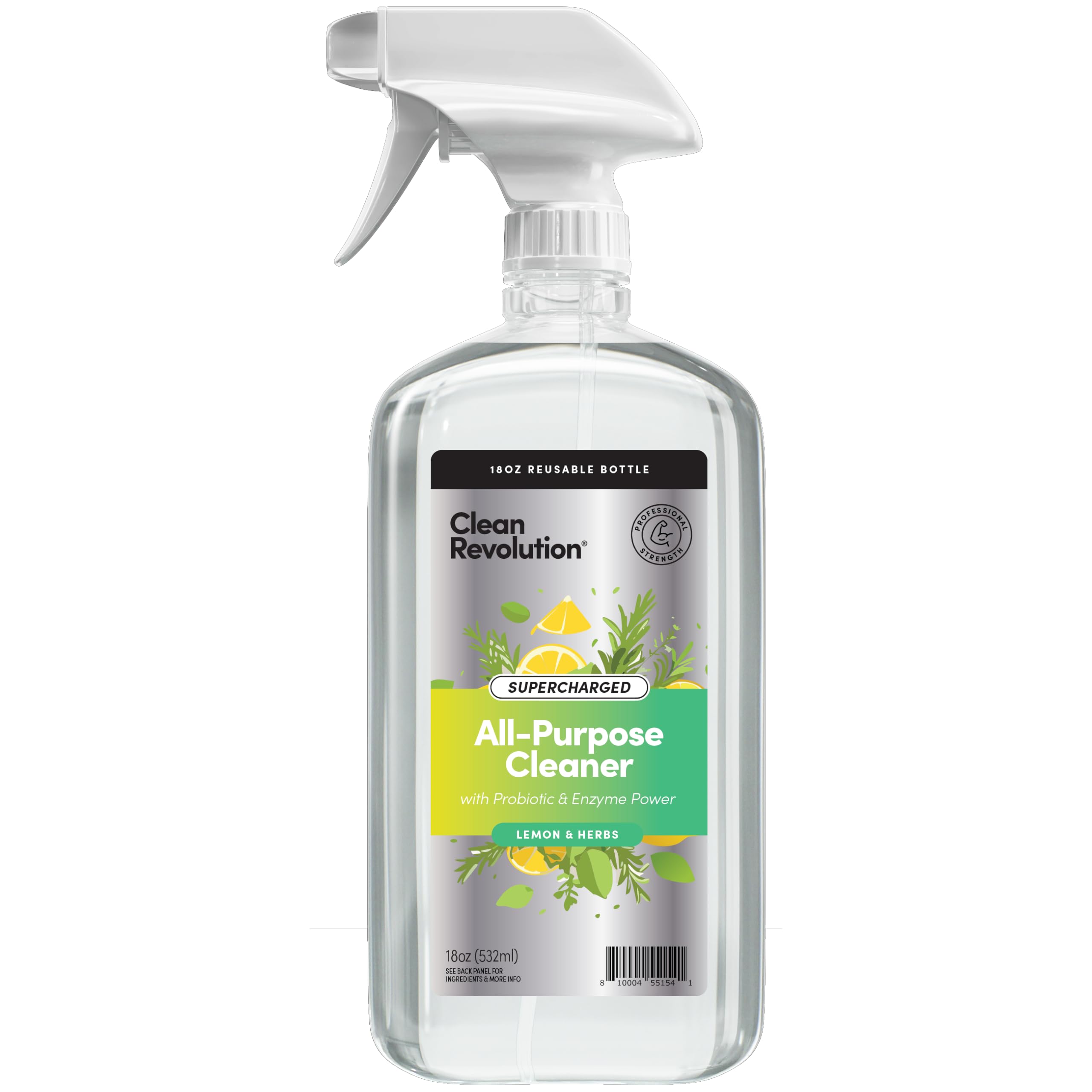 Clean Revolution Multi Surface Cleaner Refill Supply, Non-Toxic, Eco-Friendly & Plant-Based, Ready to Use, Dreamy Citrus, 128 Fl Oz (1 Gallon)