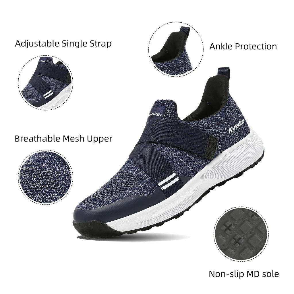 Kyedoo Men‘s Indoor Cycling Shoes Compatible with SPD Cleats, Comfortable Walkable Bike Shoes, Cleats Included