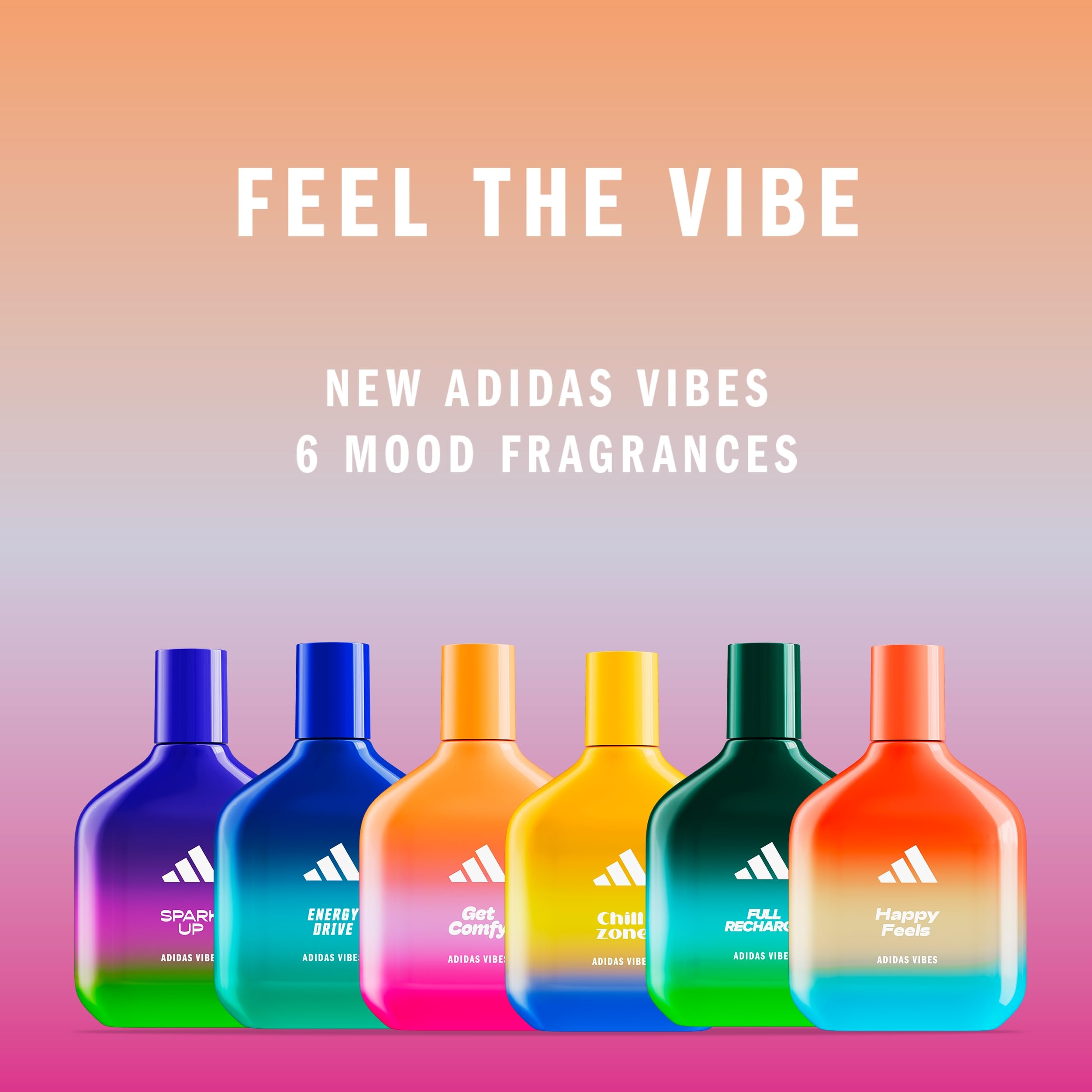 adidas Vibes Chill Zone Fragrance Hair & Body Mist for Women, Mood-Boosting, Notes of Lavender & Vanilla, For Any Occasion, 7.9oz