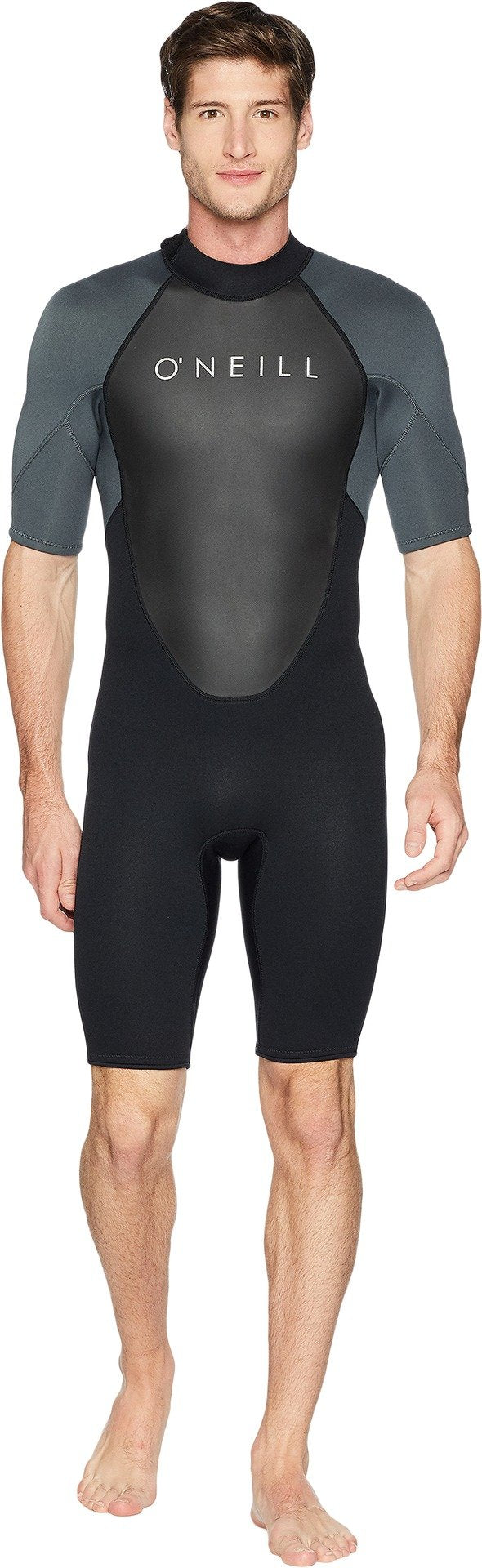 O'Neill Men's Reactor-2 2mm Back Zip Short Sleeve Spring Wetsuit, Lightweight Warmth and Flexibility for All Water Activities