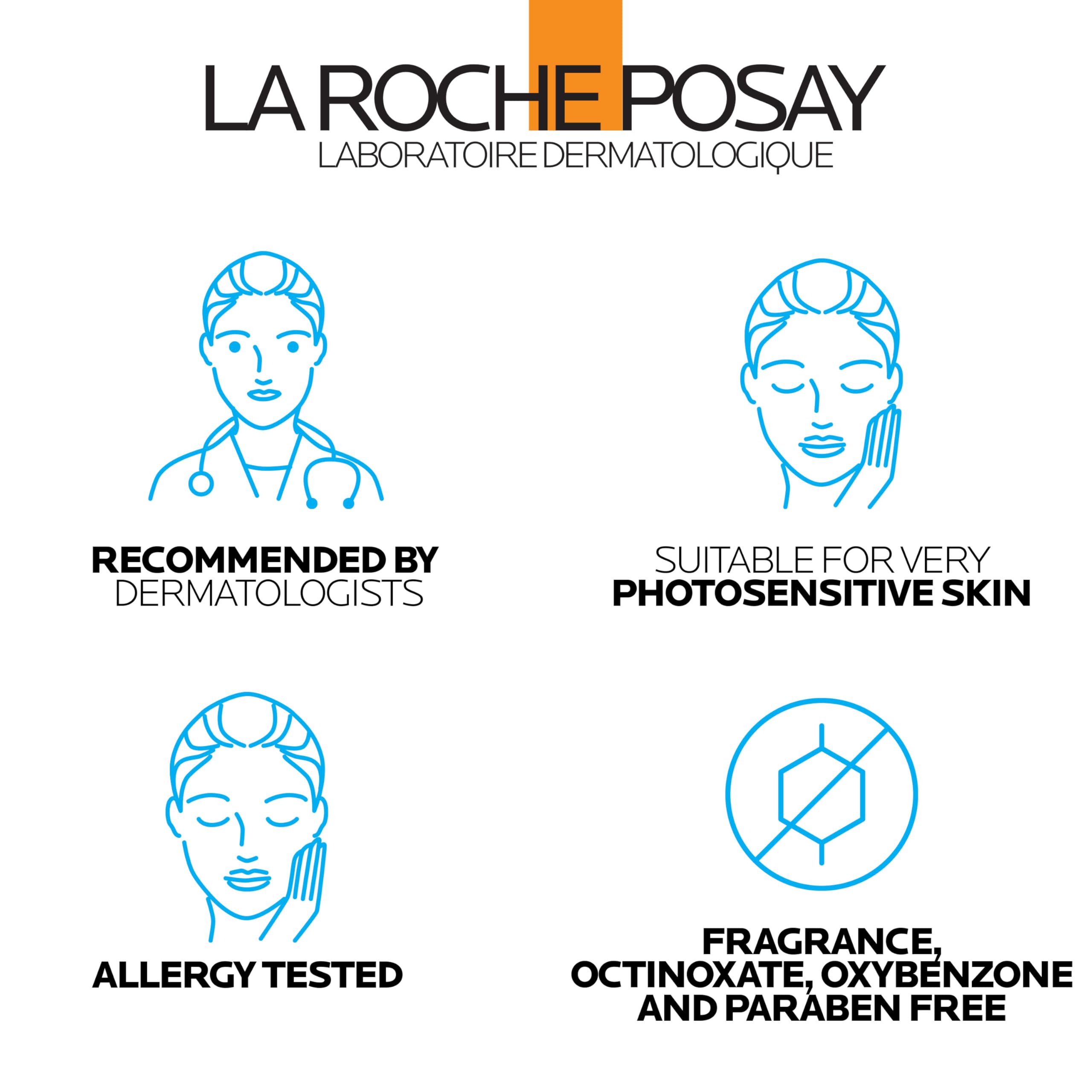 La Roche-Posay Anthelios UVAir Sunscreen Serum SPF 50 for Sensitive Skin, with Niacinamide, Hyaluronic Acid & Antioxidants, Hydrating Lightweight Sunscreen for Face, Fast-Absorbing, 1.7oz