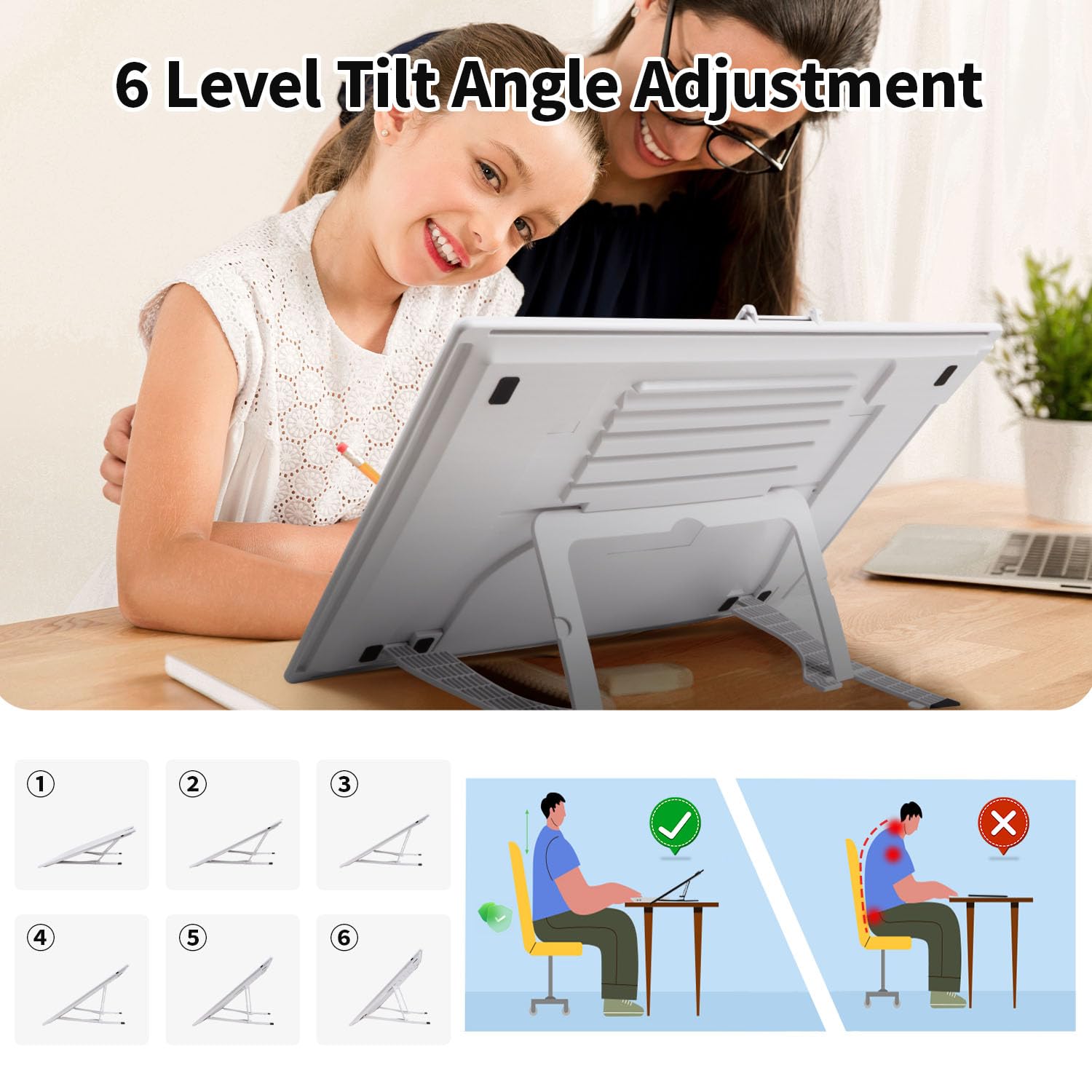 Zocelight A1(35.4''x 23.6'') Large Rechargeable Light Pad for Diamond Painting,6 Levels & Stepless Dimming Light Box for Tracing,3-Color Modes Light Board,Built-in 6000mAh Battery Light Table for Art