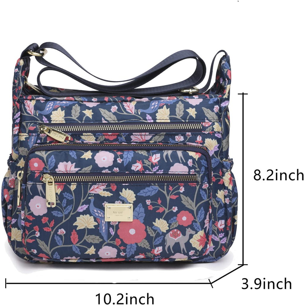 Pealwel Women Shoulder Handbag Roomy Multiple Pockets Bag Ladies Crossbody Purse Tote Top Handle Satchel