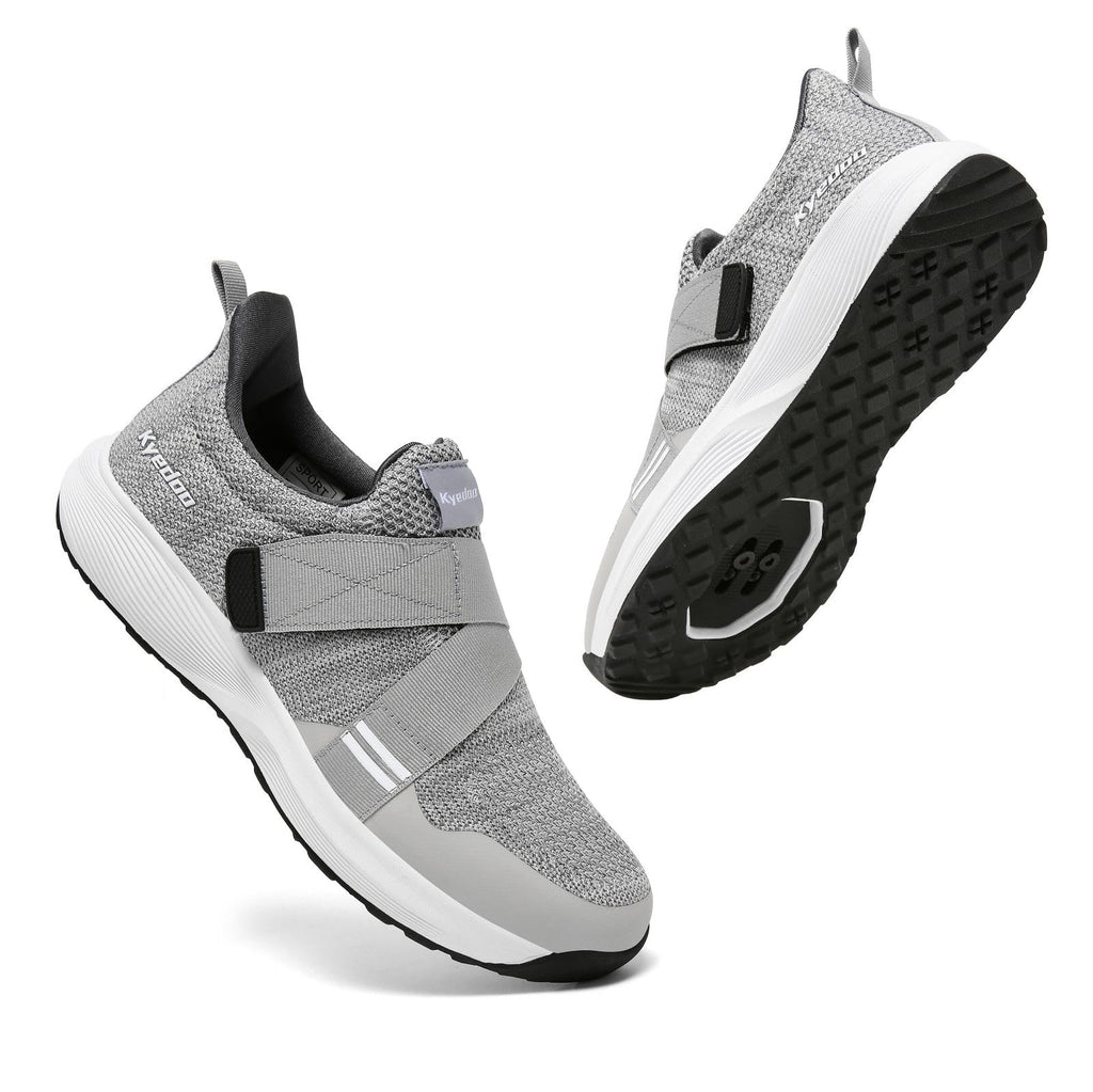 Kyedoo Men‘s Indoor Cycling Shoes Compatible with SPD Cleats, Comfortable Walkable Bike Shoes, Cleats Included