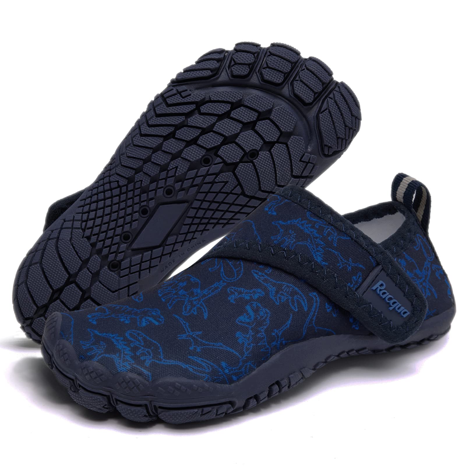 Racqua Toddler Boys Girls Slip-On Water Shoes Quick Dry Barefoot Aqua Shoes (Toddler/Little Kid)