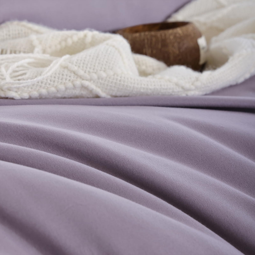 Beige Twin Comforter Set with Sheets - 5 Pieces Bed in a Bag Twin
