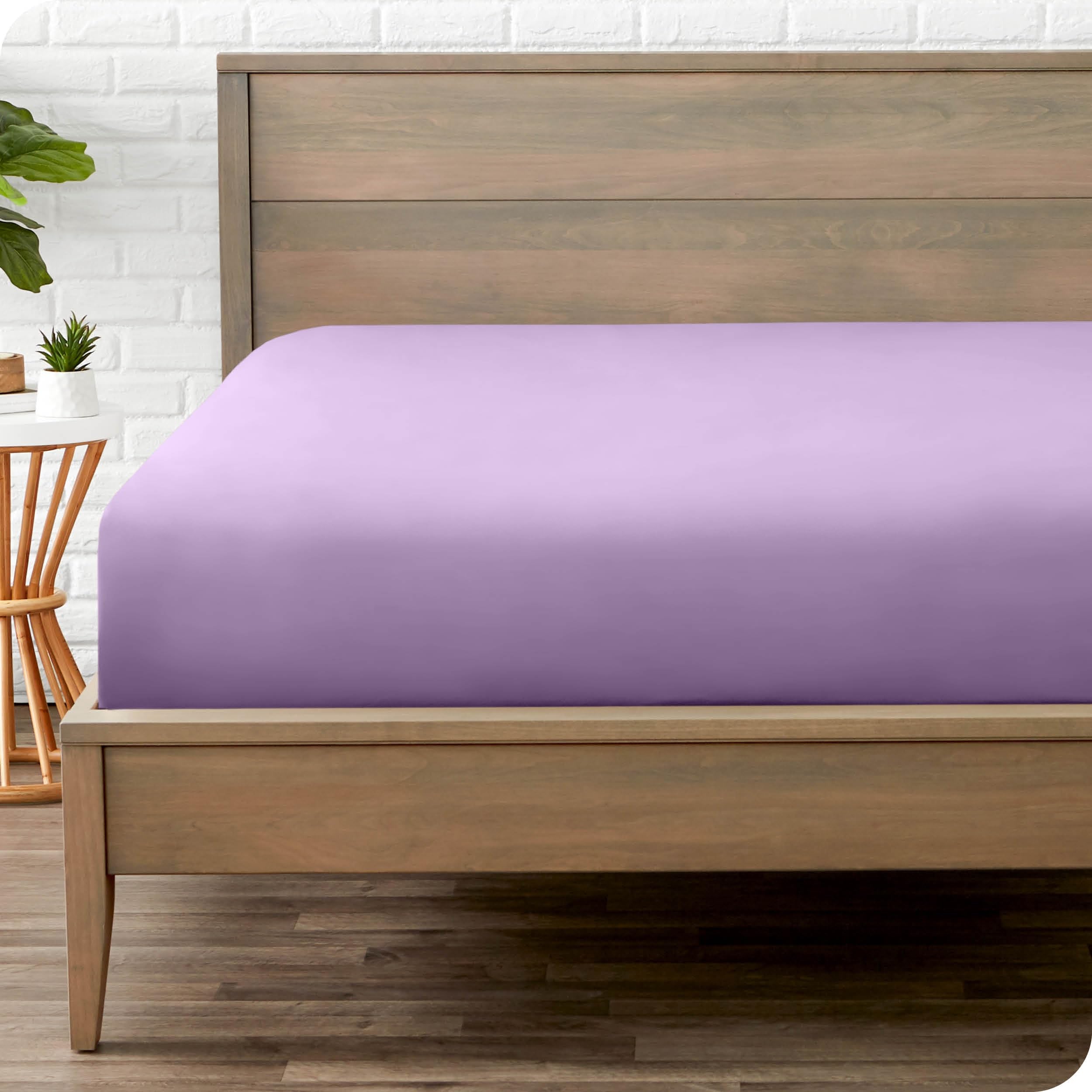 Bare Home Fitted Bottom Sheet Twin Size - Premium 1800 Ultra-Soft - Hotel Luxury - Deep Pocket - Durable and Long Lasting (Twin, White)