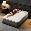 PUBPLON Twin Mattress, Hotel Luxury Hybrid 12 Inch Twin Size-Gel Memory Foam Mattress in a Box (New Version), Individually Wrapped Pocket Spring, Pressure Relief, Medium Firm
