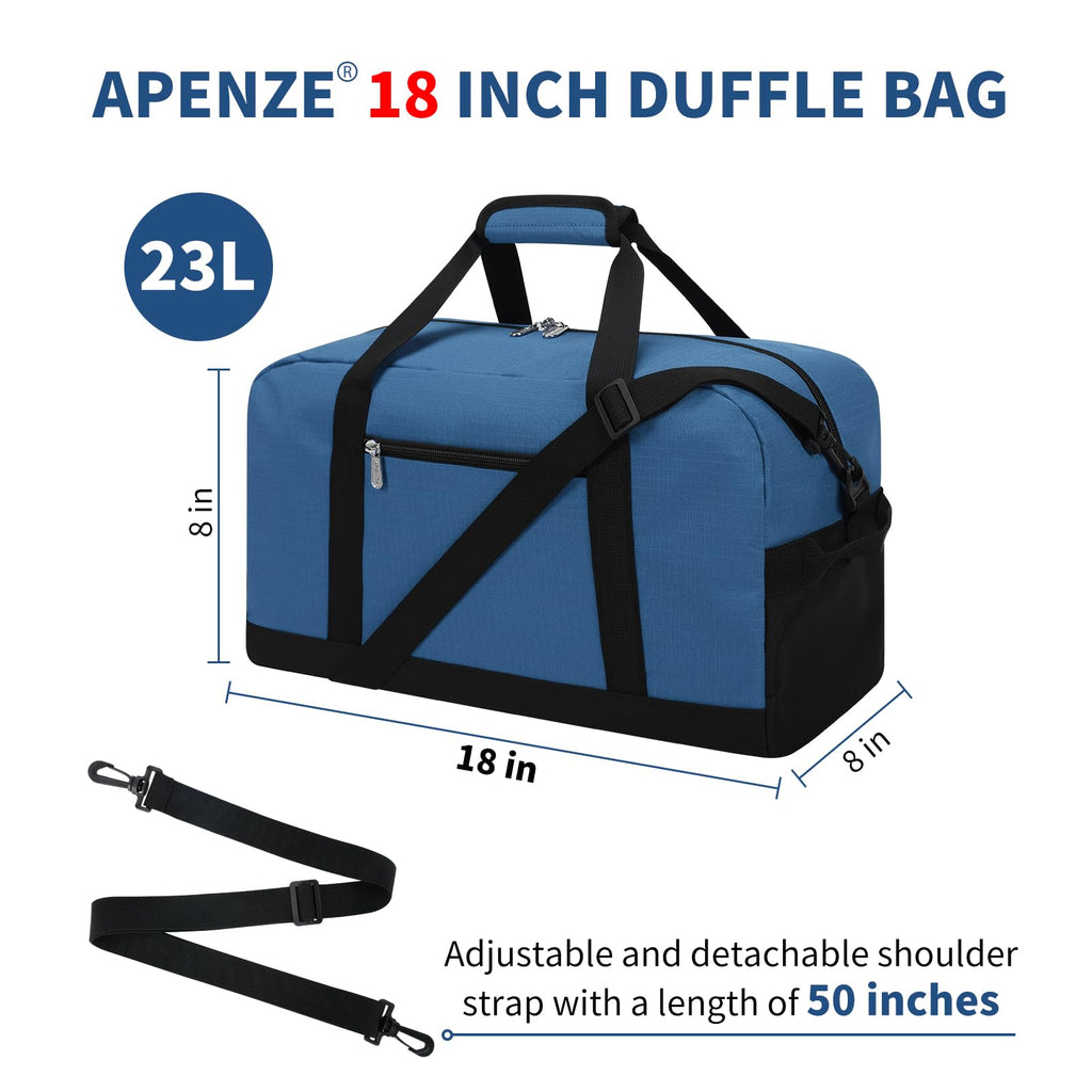 Apenze Small Gym Bag Carry On Bag - 12 in Mini Duffle Bag Lightweight for Overnight Travel(Camouflage)