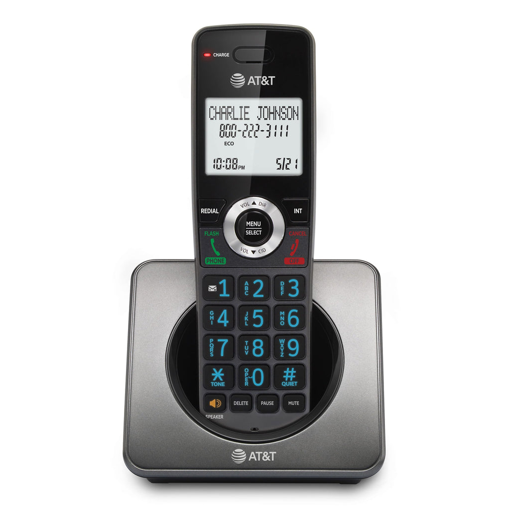 AT&T Landline Home Phone with Call Blocker, Caller ID/Call Waiting, Full-Duplex Handset Speakerphone, Backlit Keypad & Display, Rechargeable Battery, ECO Mode, DECT 6.0: GL2101-11
