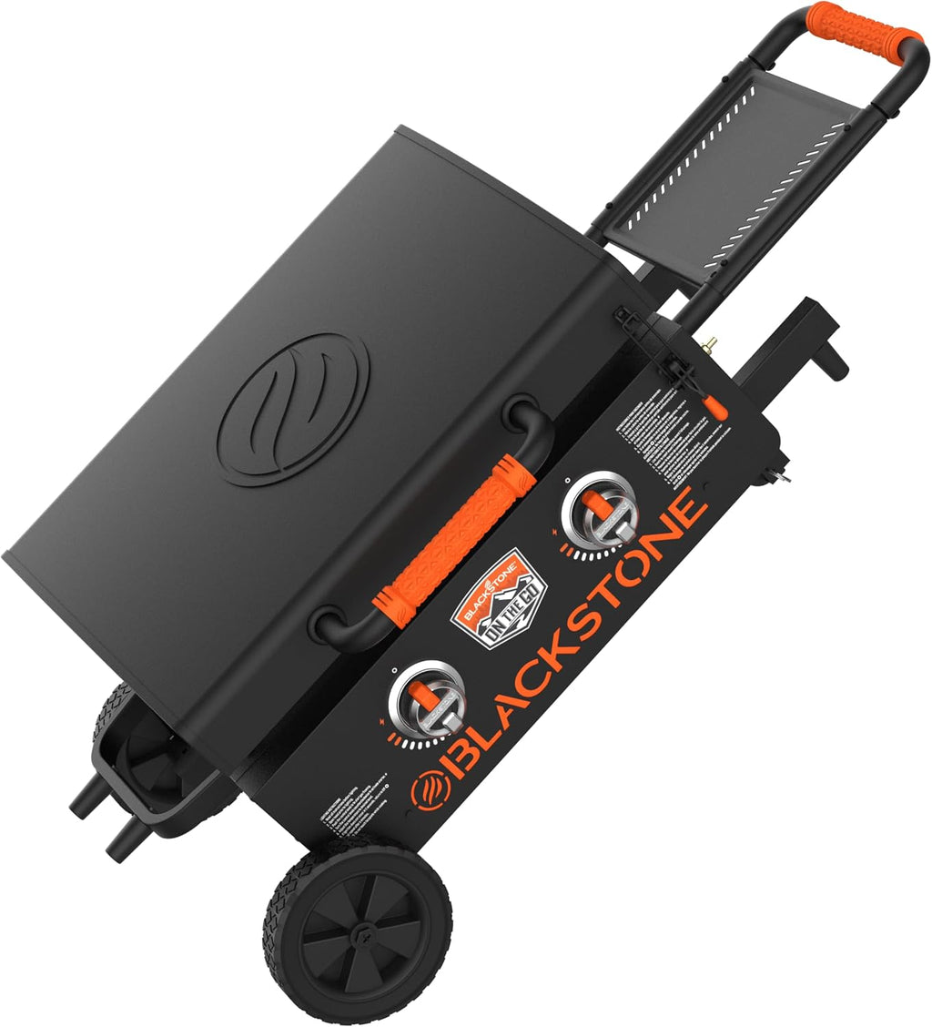 BLACKSTONE 22 Inch On The Go Portable Gas Griddle, Foldable Blackstone Outdoor Griddle Flat Top Grill, Propane Portable Gas Grill
