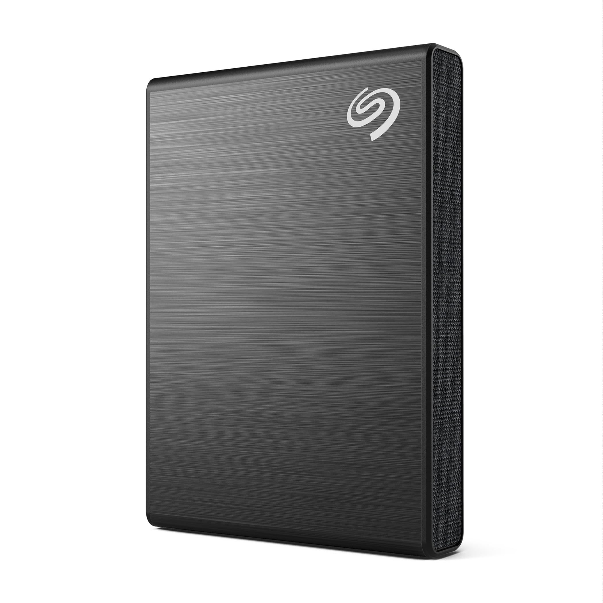 Seagate One Touch SSD 1TB External SSD Portable – Black, speeds up to 1030MB/s, 6mo Mylio Photo+ subscription, 6mo Dropbox Backup Plan and Rescue Services (STKG1000400)