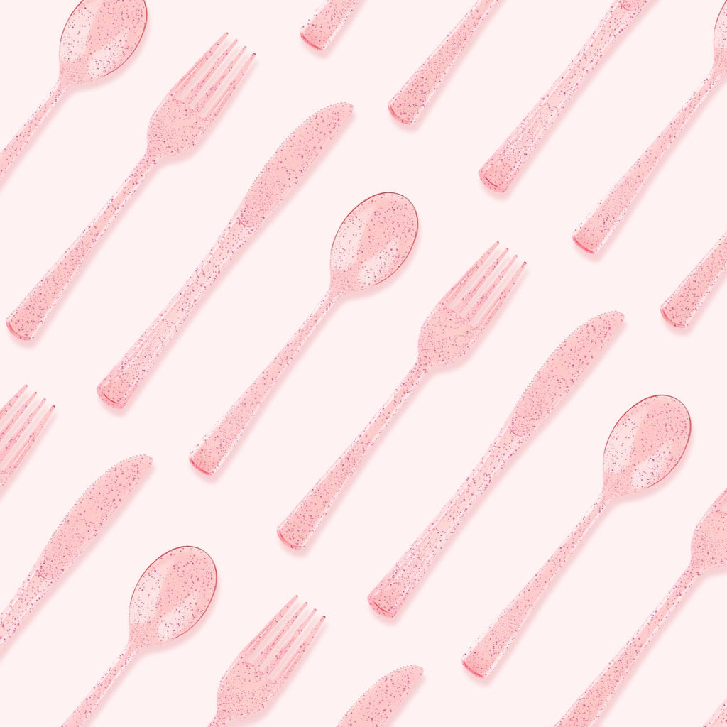 150 Pack Plastic Silverware,Disposable Cutlery Set Heavy Duty Utensil Sets 50 Forks 50 Knives 50 Spoons for Brithday, Wedding,Home School Party Picnics Restaurant Outdoor Events (Black)