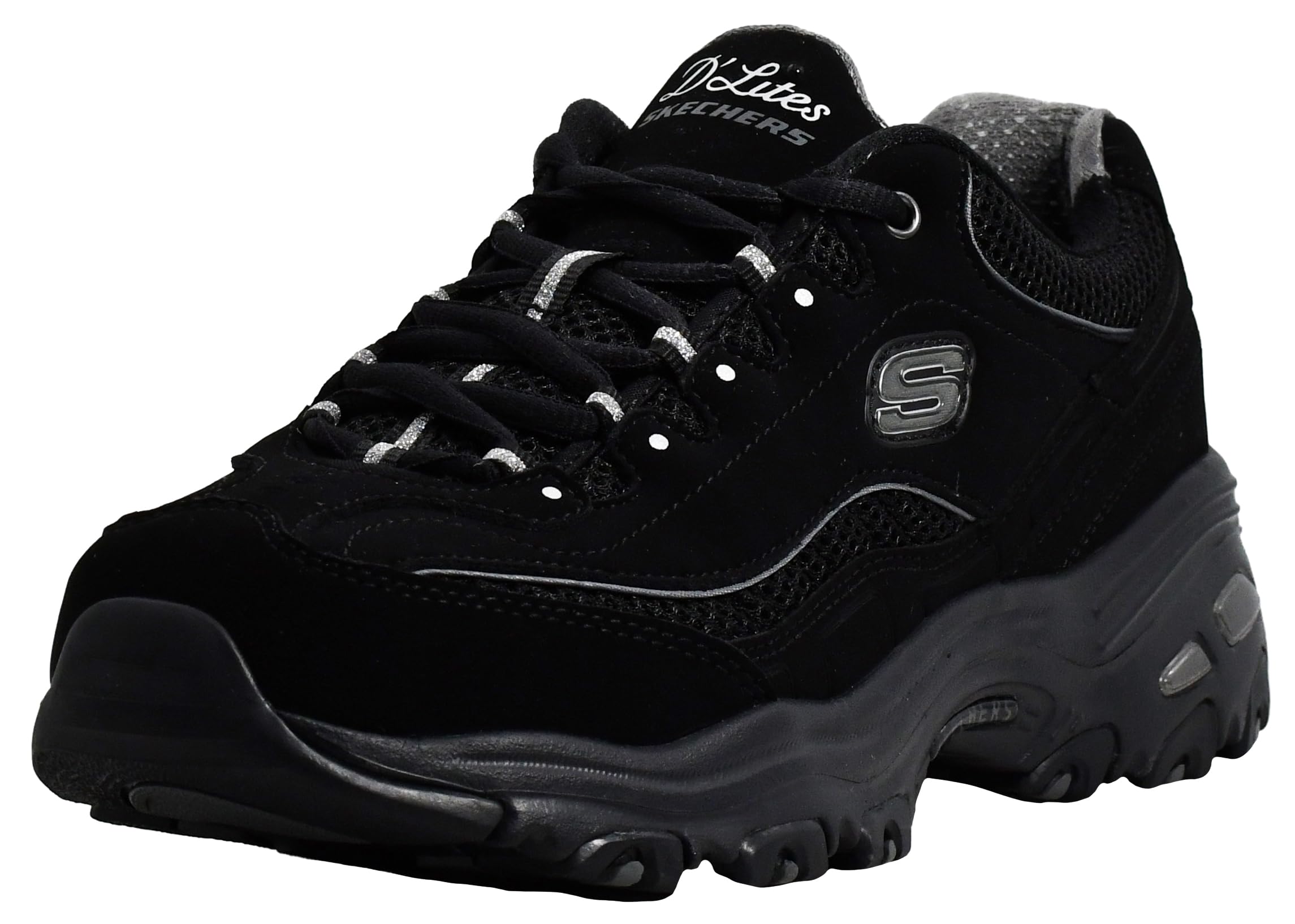 Skechers Women's D'lites Life Saver Memory Foam Lace-up Sneakers