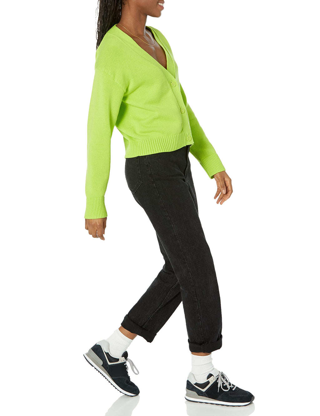 Amazon Essentials Women's Relaxed Fit Midweight Cardigan Sweater