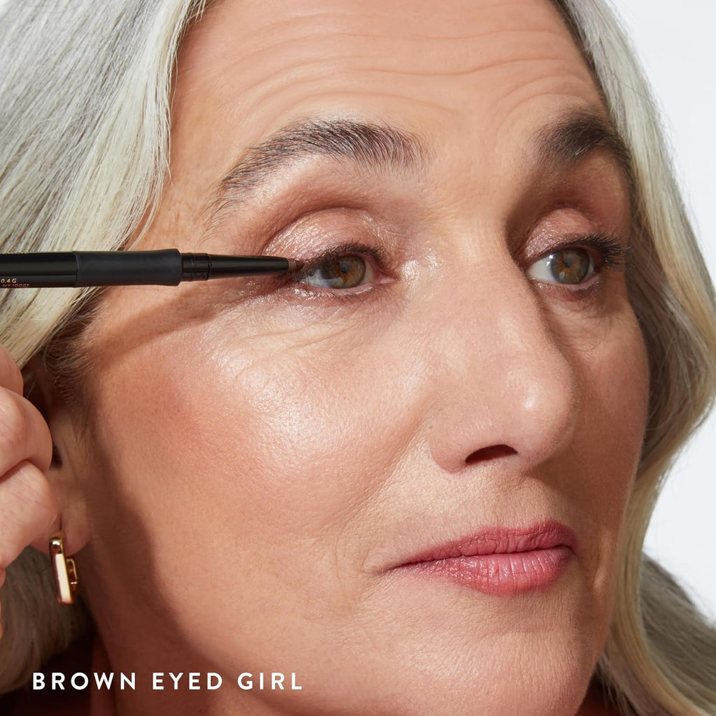 LAURA GELLER NEW YORK INKcredible Gel Eyeliner - Blackbird - Waterproof Smudge-proof Eyeliner Pencil - Built in Sharpener