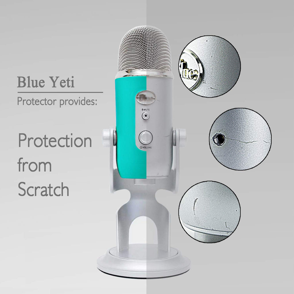 YOUSHARES 2PCS Blue Yeti Pop Filter for Blue Yeti Microphone, Yeti Foam Windscreen with Dead Cat Blue Yeti Mic Cover for Yeti Mic and Blue Yeti Pro USB Microphone