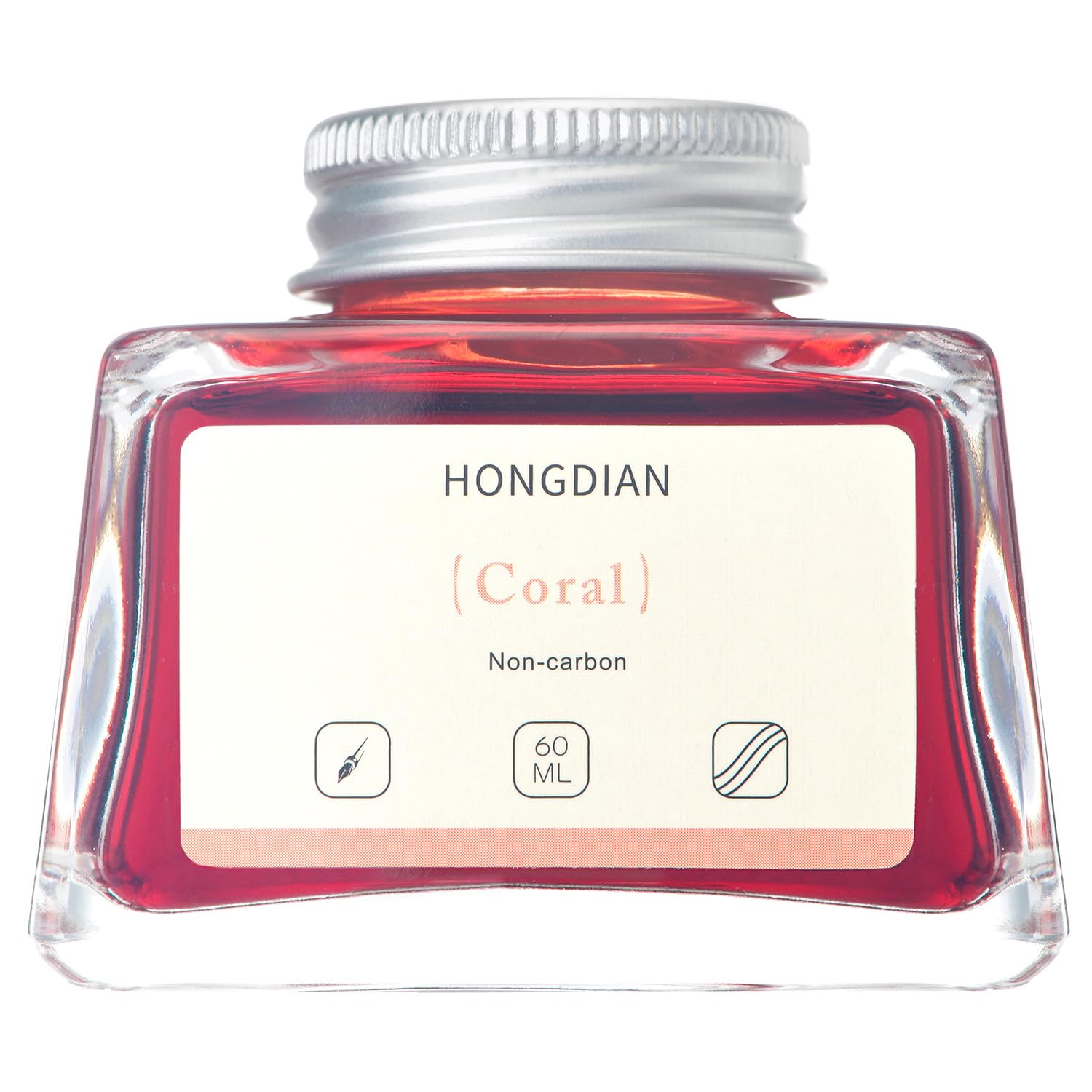 Asvine Hongdian Fountain Pen Bottled Ink Black, 60ml Fountain Pen Bottled Ink, Non Carbon
