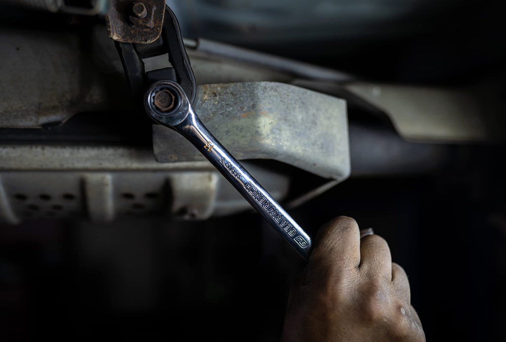 GEARWRENCH 6mm 4 Degree Swing Arch 12 Point Ratcheting Combination Wrench - 86906