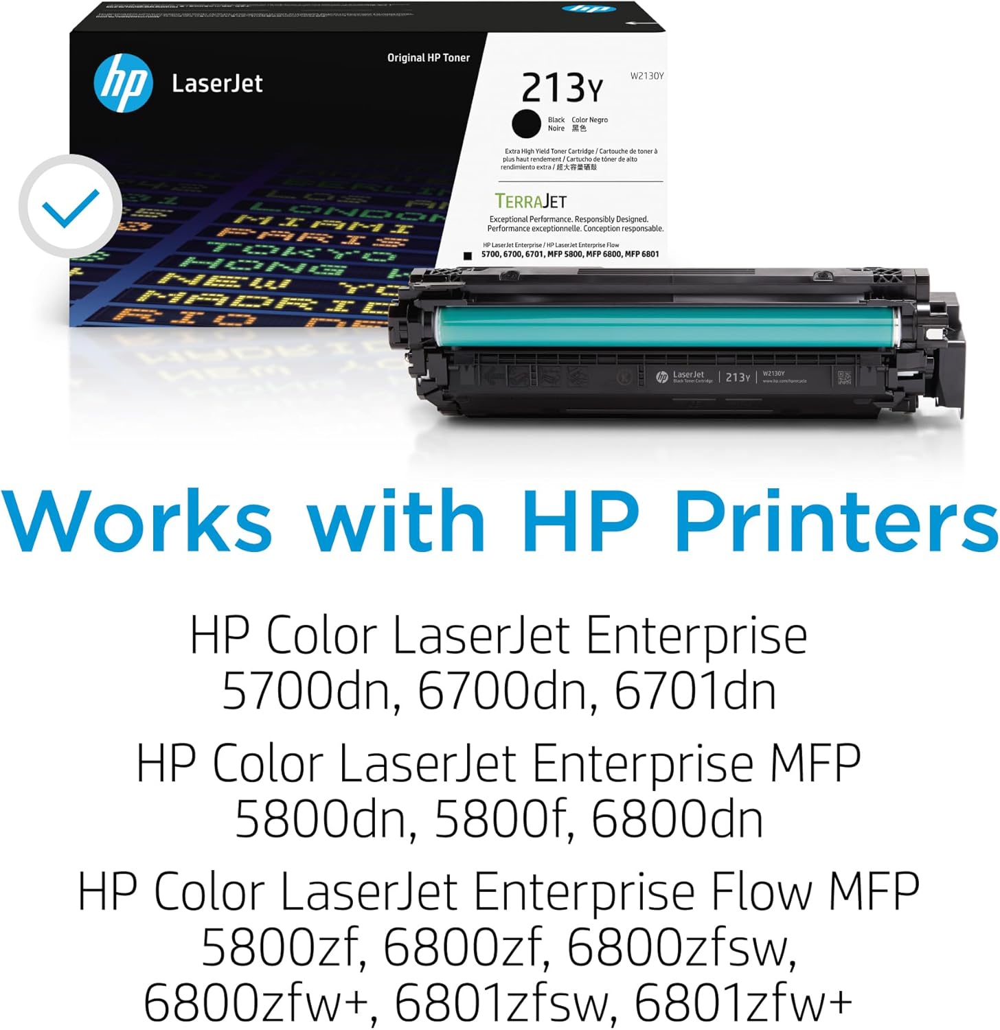HP 213Y Original Laser Toner Cartridge - Black Pack