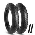 Hycline Fat Bike Replacement Tire: 20x4.0/26x4.0 Inch High-Performance Wear-Resistant Folding MTB Bicycle Tires, All-Terrain High-Density for Street or Trail Riding