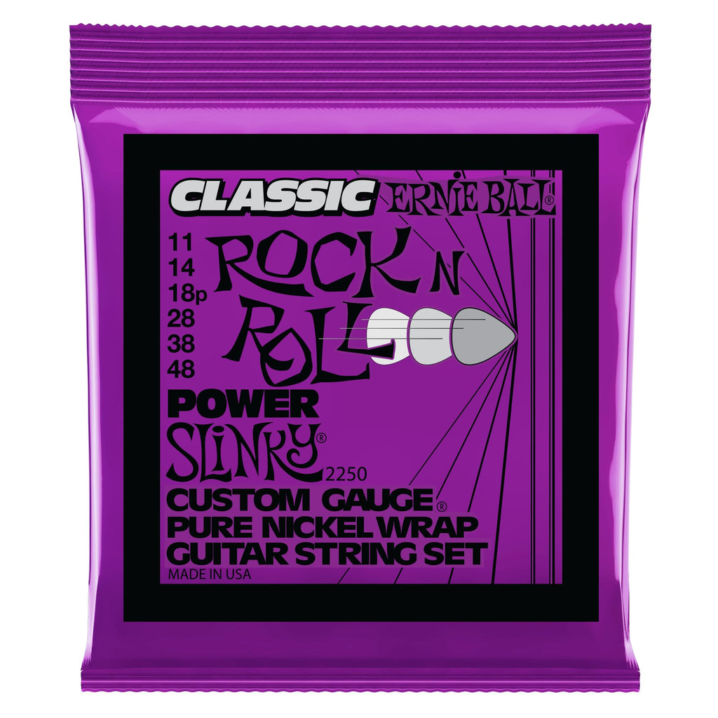Ernie Ball Extra Slinky Classic Pure Nickel Electric Guitar Strings, 8-38 Gauge (P02255) (Pack of 2)