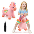 Kids Dinosaur Bouncy Animal Toys, Inflatable Triceratops Bouncer, Ride on Bounce Hopper, Indoor Outdoor Activity Birthday Gift for 18 Months 2 3 4 Years Old Boys