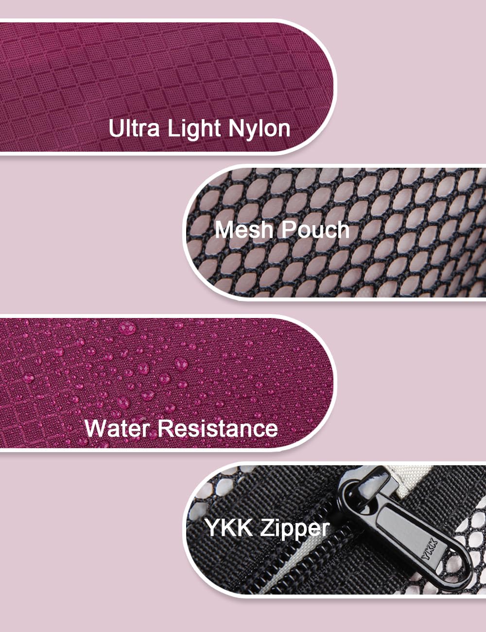 GOX Travel Small Toiletry Bag for Men Nylon Dopp Kit Medicine Bag Travel Organizer Pouch Shave Kits for Teens Toiletry Essentials Bathroom Compact (Black, 7.9 * 3.7 * 2 Inches)