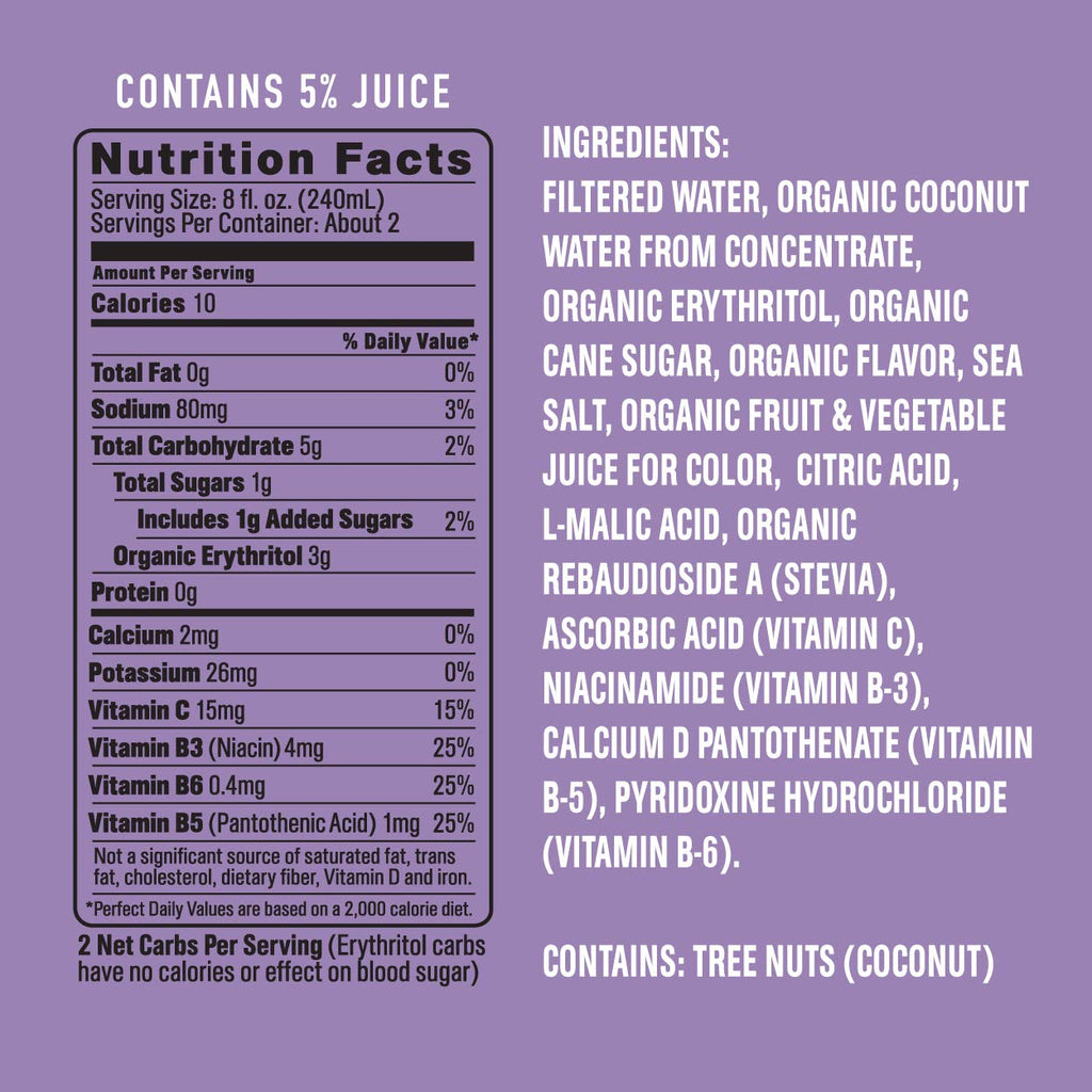 ROAR Complete Hydration Organic - Electrolyte Drinks Loaded with Vitamins C, B5, B12 - Non-GMO, Gluten-Free - Strawberry Lemonade - 12 pc