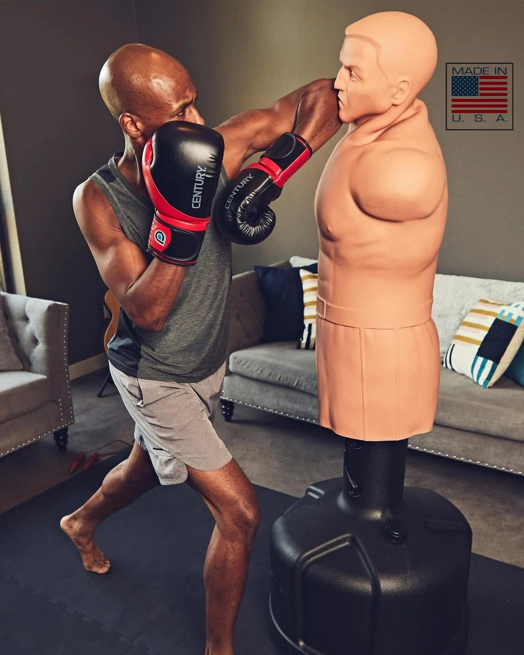 Century BOB XL Punching Bags - Style Options | Freestanding Punching Bag | Boxing Bag for Adults | Fighting Bag & Boxing Bag Stand | Kick Boxing Mannequin | Training Bag for Martial Arts