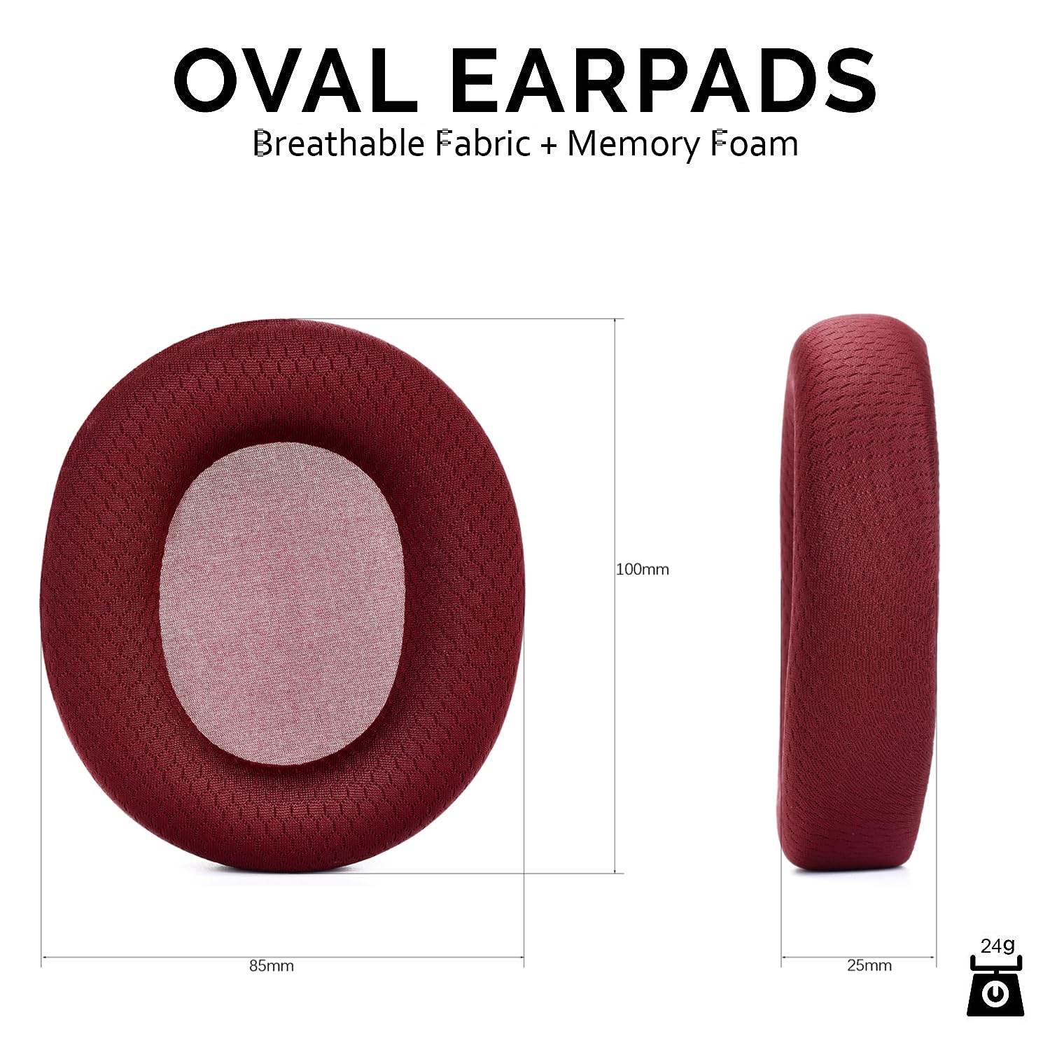 Arctis 3/5 / 7/9 Replacement Black Fabric Ear Pads Cushion Compatible with SteelSeries Arctis 3 / Arctis 5 / Arctis 7 Arctis 9 / Arctis 1 / Arctis pro Lossless Wireless Gaming Headset Headphone