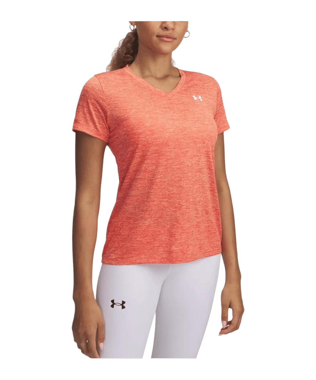Under Armour Women's Tech Twist V Neck Short Sleeve T-Shirt