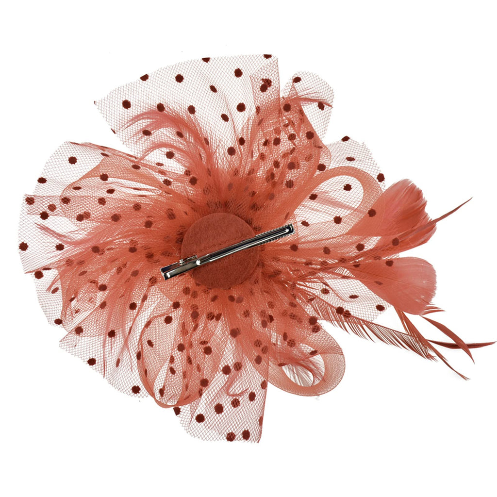 AQOKKA Women Fascinators Hats Flower Fascinators with Headband and Clip Tea Party Headwear for Women and Girls