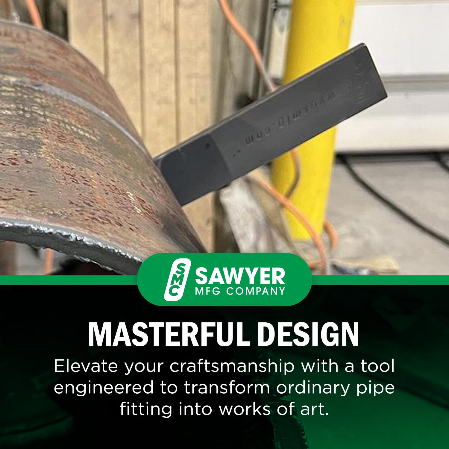 Sawyer Mfg Company 4" Welding Wedge – Precision Steel for Pipe Fitting and Metalwork for Accurate Gap Adjustment, Ideal for Pipefitters, TIG, Ironworkers, Gutter Installation and Metal Spacers – Small
