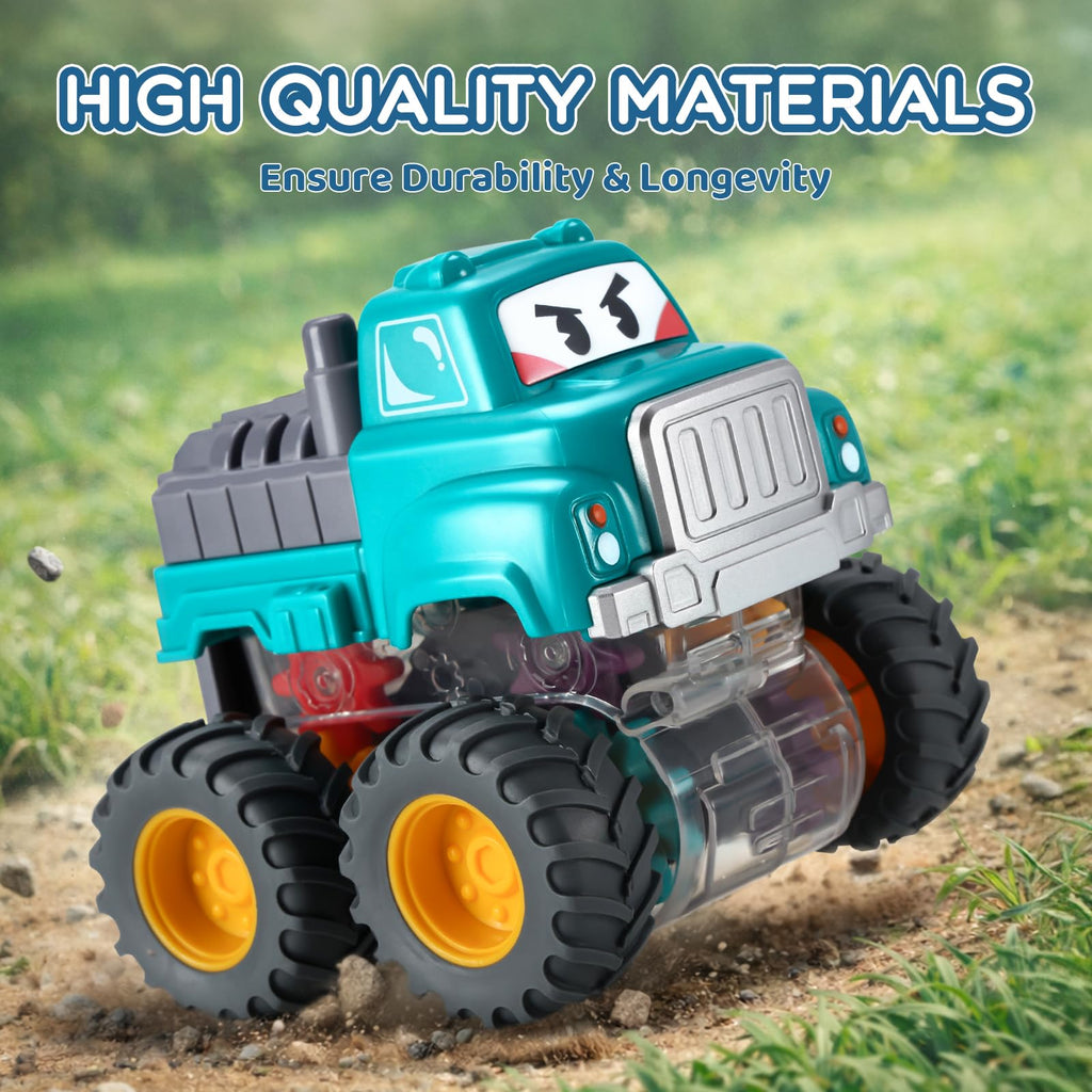 Big Cartoon Truck Car Toys for 1 Year Old Boy with Playmat/Storage Bag|Baby and Toddler Toys 12-18 Months & Age 1-2|1st Birthday Gift for Baby Toys 1 Year Old